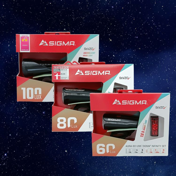 Fahrradbeleuchtung Sets für nächtliche Sicherheit