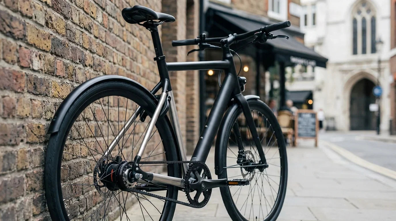 Pendlerrad mit Shimano Nexus Nabenschaltung und Gates Carbonriemen am Hinterrad - Nabenschaltung Fahrrad