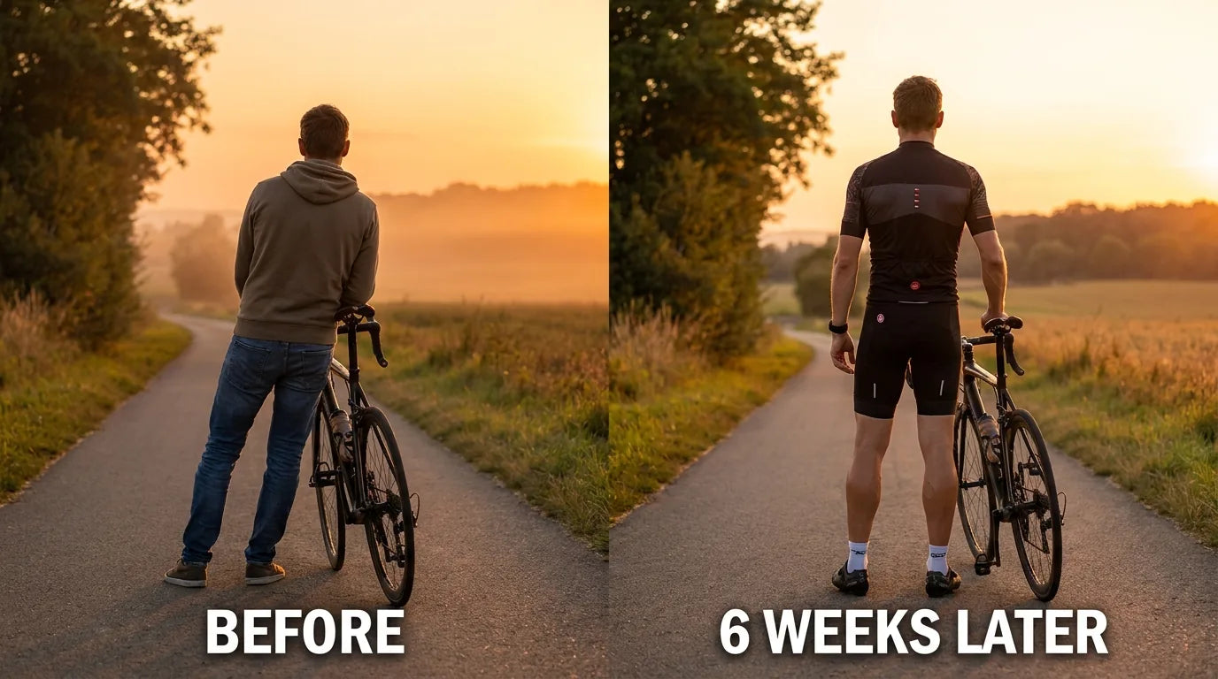 Wie verändert Radfahren den Körper - Vorher Nachher nach 30 Tagen regelmäßigem Radfahren