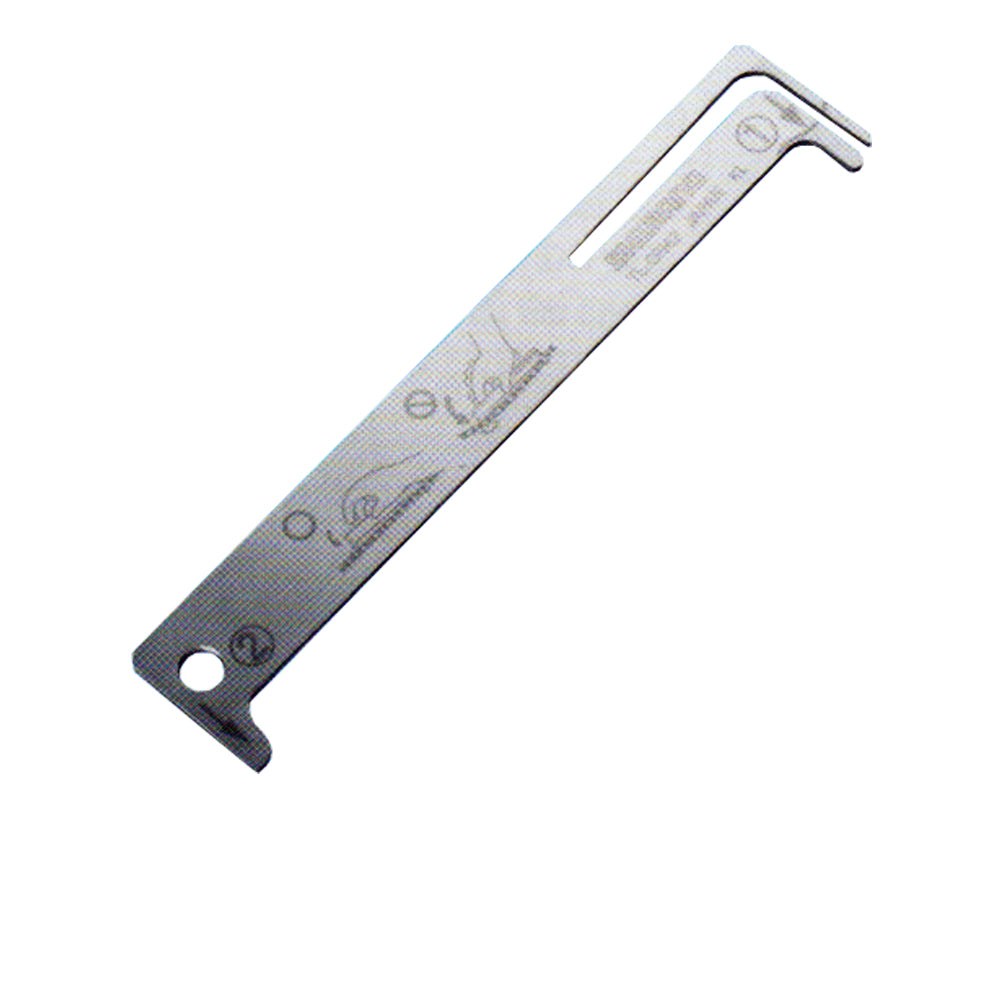 Shimano TL-CN42 Kettenmesslehre aus Edelstahl mit lasergravierten Markierungen