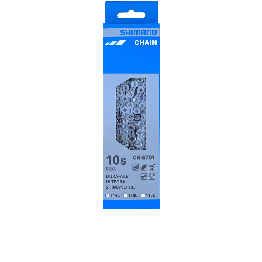 Shimano Ultegra CN-6701 10-fach Rennradkette silber, 114 Glieder
