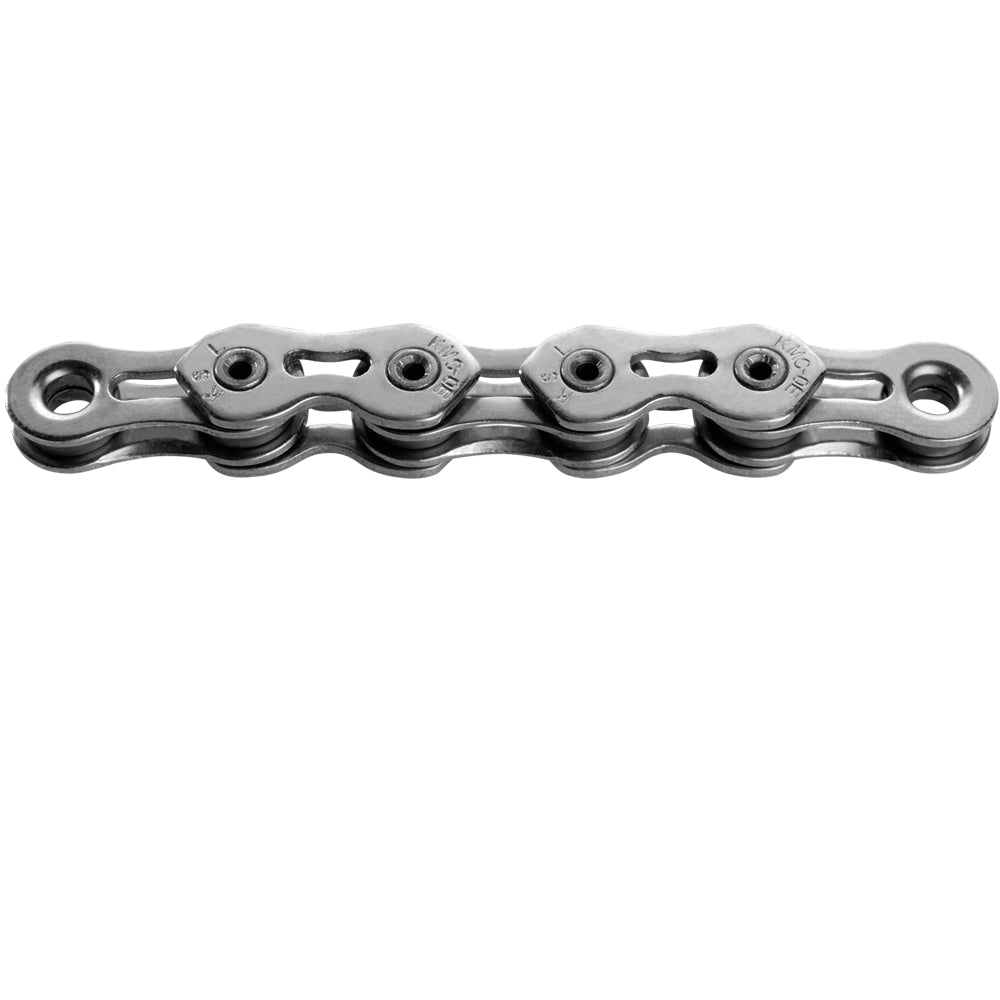 KMC K1SL Narrow Singlespeed-Kette silber mit ausgesparten Laschen