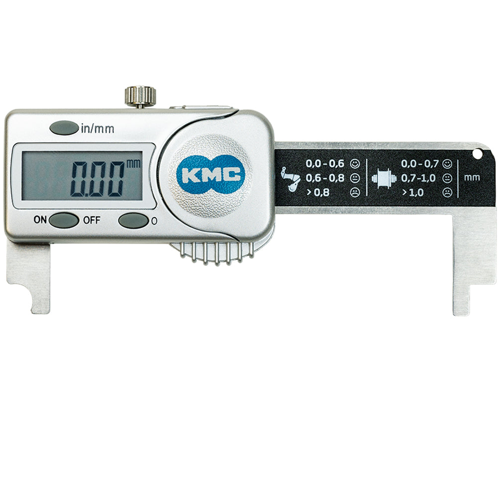 KMC Digital Chain Checker Kettenmesslehre silber-schwarz mit Digitalanzeige