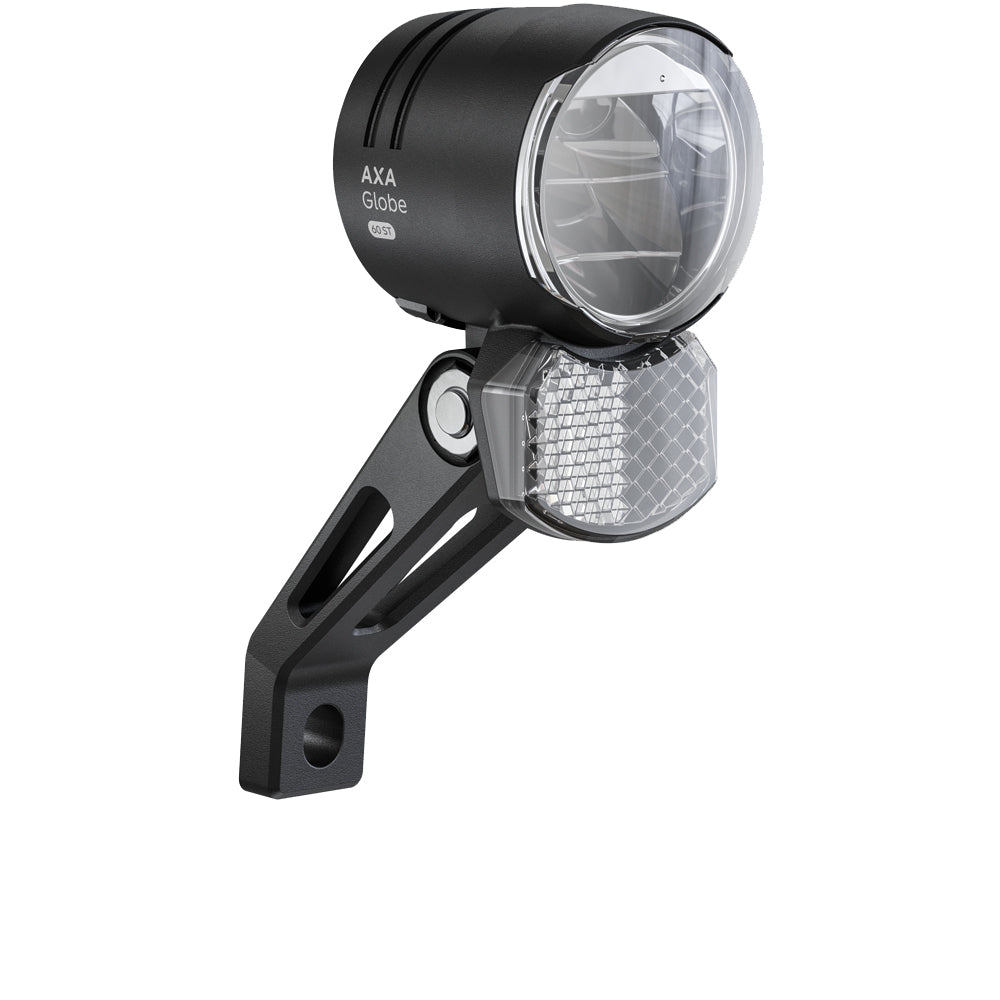 AXA Globe 60 Steady Switch runder LED-Dynamo-Scheinwerfer mit 60 Lux für Nabendynamo