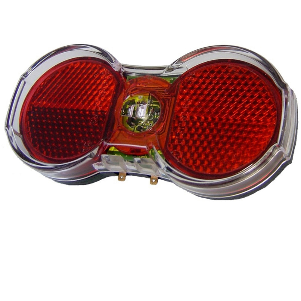 Busch & Müller Toplight Flat Plus flaches Dynamo-Rücklicht mit rotem Lichtaustritt für den Gepäckträger