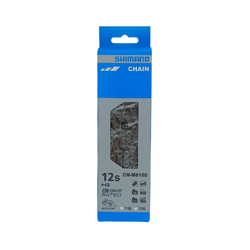 Shimano CN-M8100 XT 12-fach Kette 126 Glieder silber in Originalverpackung