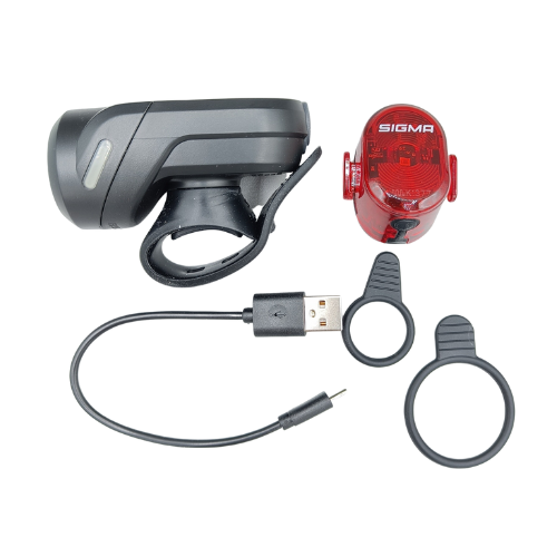 Sigma Aura 35 mit Silikon-Halterung am Lenker