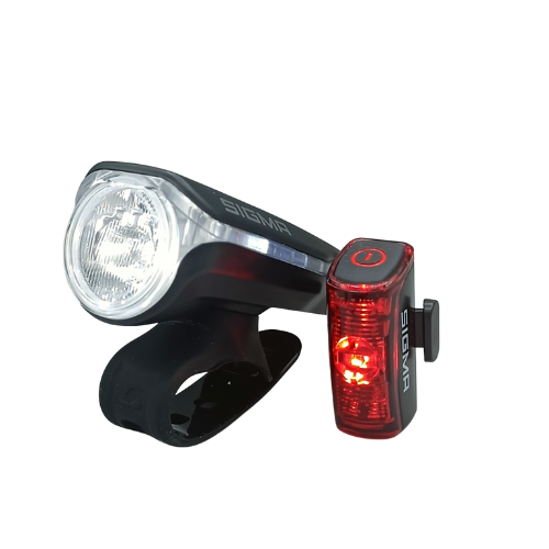 Fahrradbeleuchtung Set Sigma Aura 60 USB / Infinity USB