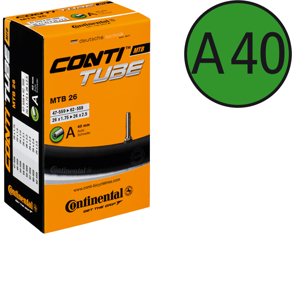 Continental MTB 26 Schlauch mit Autoventil 40 mm