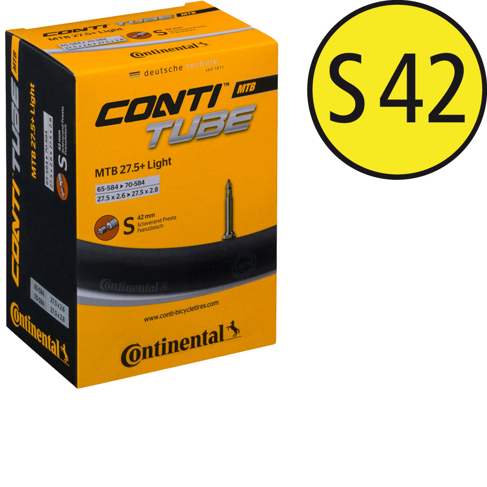 Continental MTB 27,5 Wide Schlauch mit Sclaverand-Ventil 42 mm