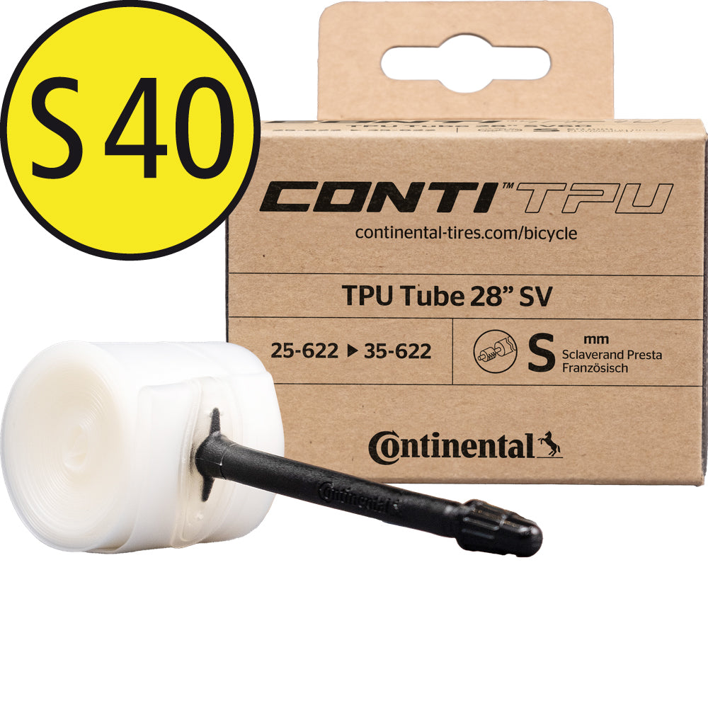 Continental TPU Schlauch 28 Zoll mit Sclaverand-Ventil 40 mm