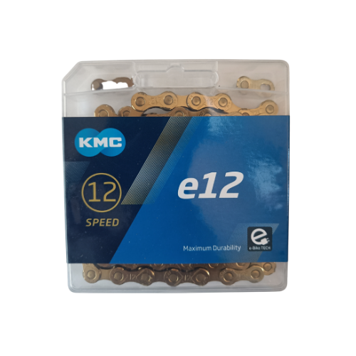 KMC e12 Gold Ti-N E-Bike Kette 130 Glieder