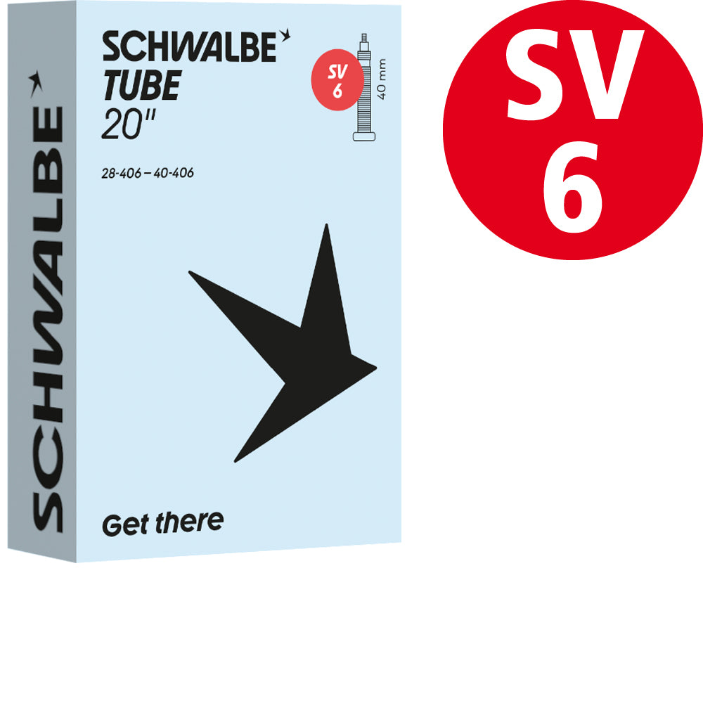 Schwalbe Schlauch Nr. 6, 20 Zoll, SV 40 mm