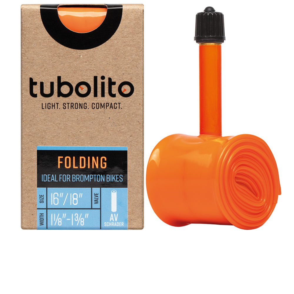 tubolito Tubo Foldingbike TPU-Schlauch 16 und 18 Zoll mit Autoventil 40 mm