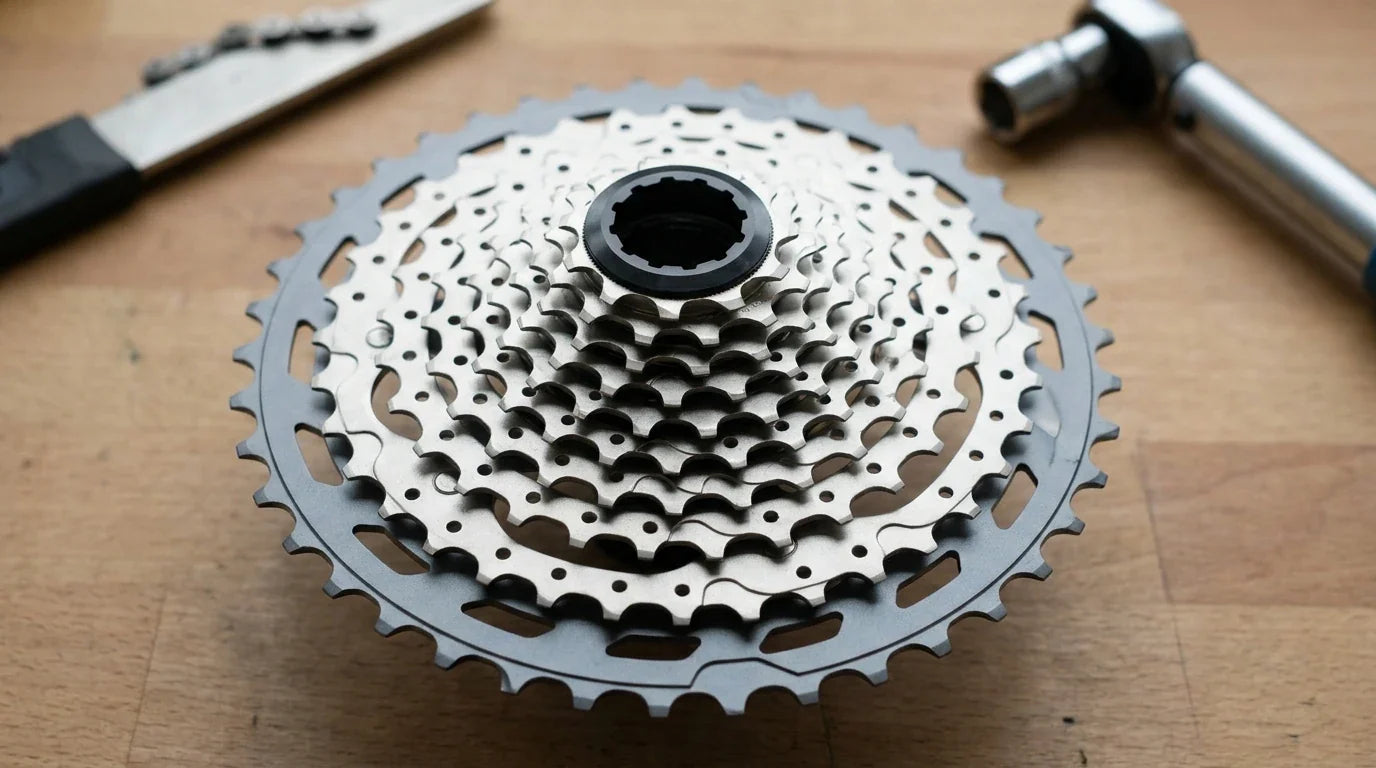 Neue Shimano CS-M7100 12-fach Fahrradkassette auf Freilaufkörper - Fahrradkassetten Leitfaden