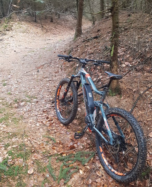 fahrradfahren am Fahrenberg. Trailpark Fahrenberg