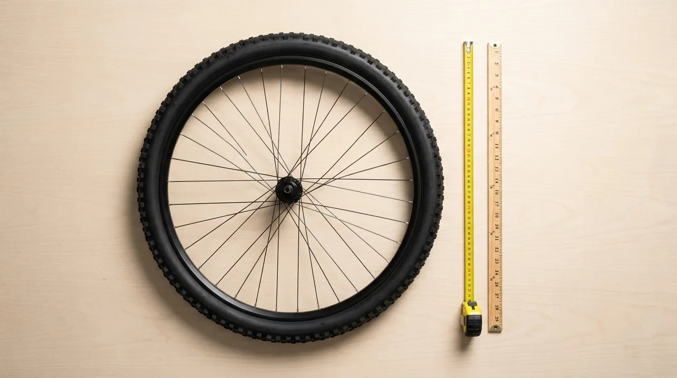 Fahrrad-Zoll in cm umrechnen mit Maßband - Laufradgröße 26, 27,5, 29 Zoll bestimmen