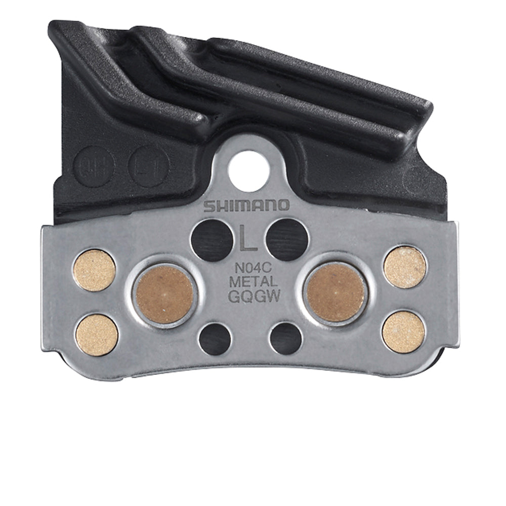 Shimano N04C Bremsbelag Metall mit Kühlrippen für Shimano XT M8120 SLX M7120