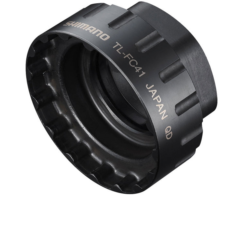 Shimano TL-FC41 schwarzer Adapter für den Verschlussring von Direct-Mount-Kettenblättern