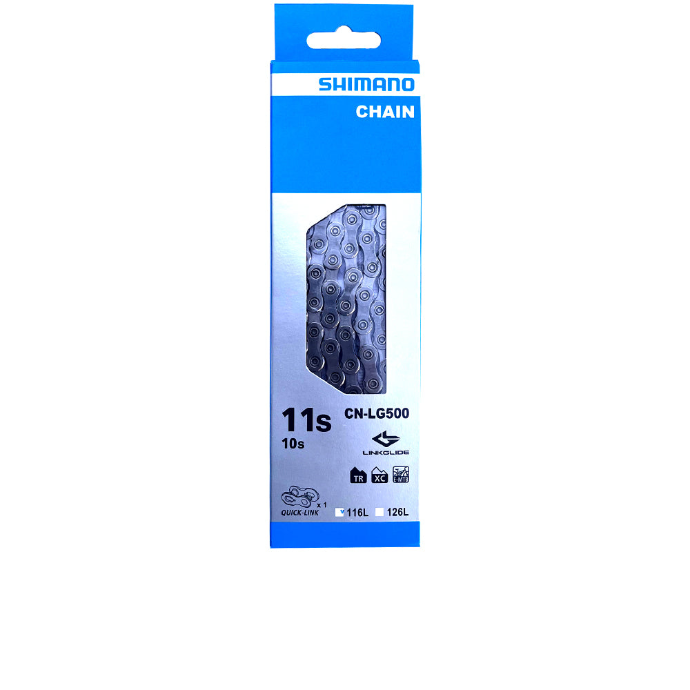 Shimano CN-LG500 Linkglide Kette für CUES 9/10/11-fach, 116 Glieder mit Quick-Link