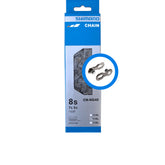 Shimano CN-HG40 Fahrradkette 6/7/8-fach mit Quick-Link und 116 Gliedern für City und Trekking