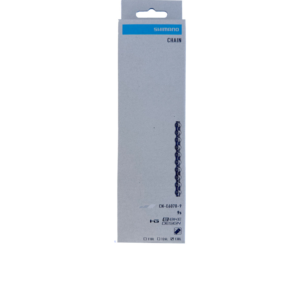 Shimano CN-E6070 9-fach E-Bike Kette silber, 138 Glieder