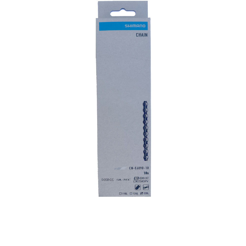 Shimano CN-E6090 10-fach E-Bike Kette silber, 138 Glieder