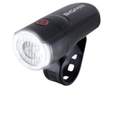 Sigma Aura 30 Batterie-Frontlicht schwarz mit Silikon-Lenkerhalterung