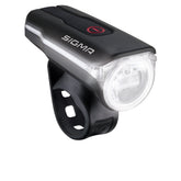 Sigma Aura 60 USB Akku-Frontlicht schwarz mit Silikon-Lenkerhalterung