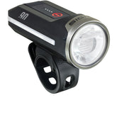 Sigma Aura 90 Akku-Frontlicht schwarz am Rennradlenker mit Silikonhalterung
