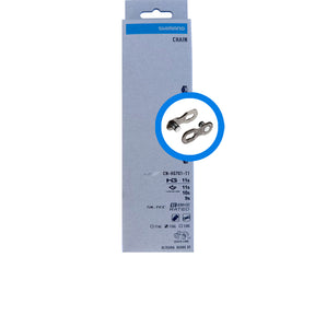 Shimano CN-HG701 11-fach Kette silber, 126 Glieder mit Quick-Link