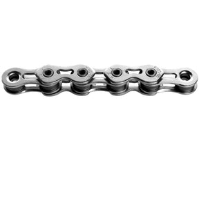 KMC K1SL Wide BMX-Kette in silber mit Hohlbolzen und Aussparungen