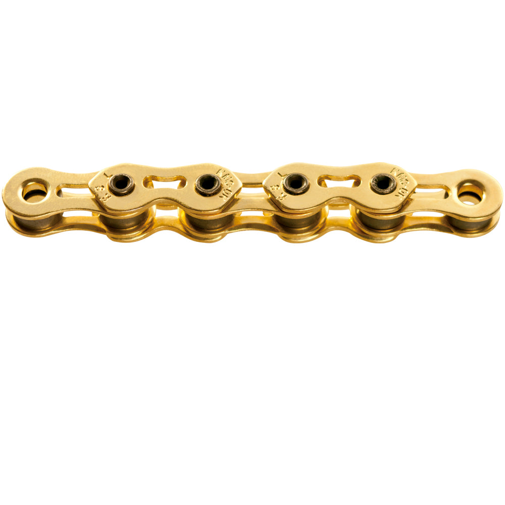 KMC K1SL Wide BMX-Kette in gold Ti-N mit Hohlbolzen
