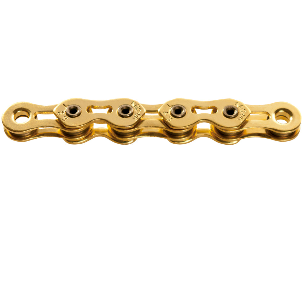 KMC K1SL Narrow Singlespeed-Kette in gold Ti-N mit Hohlbolzen