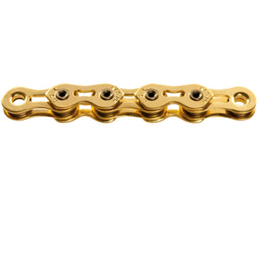 KMC K1SL Narrow Singlespeed-Kette in gold Ti-N mit Hohlbolzen