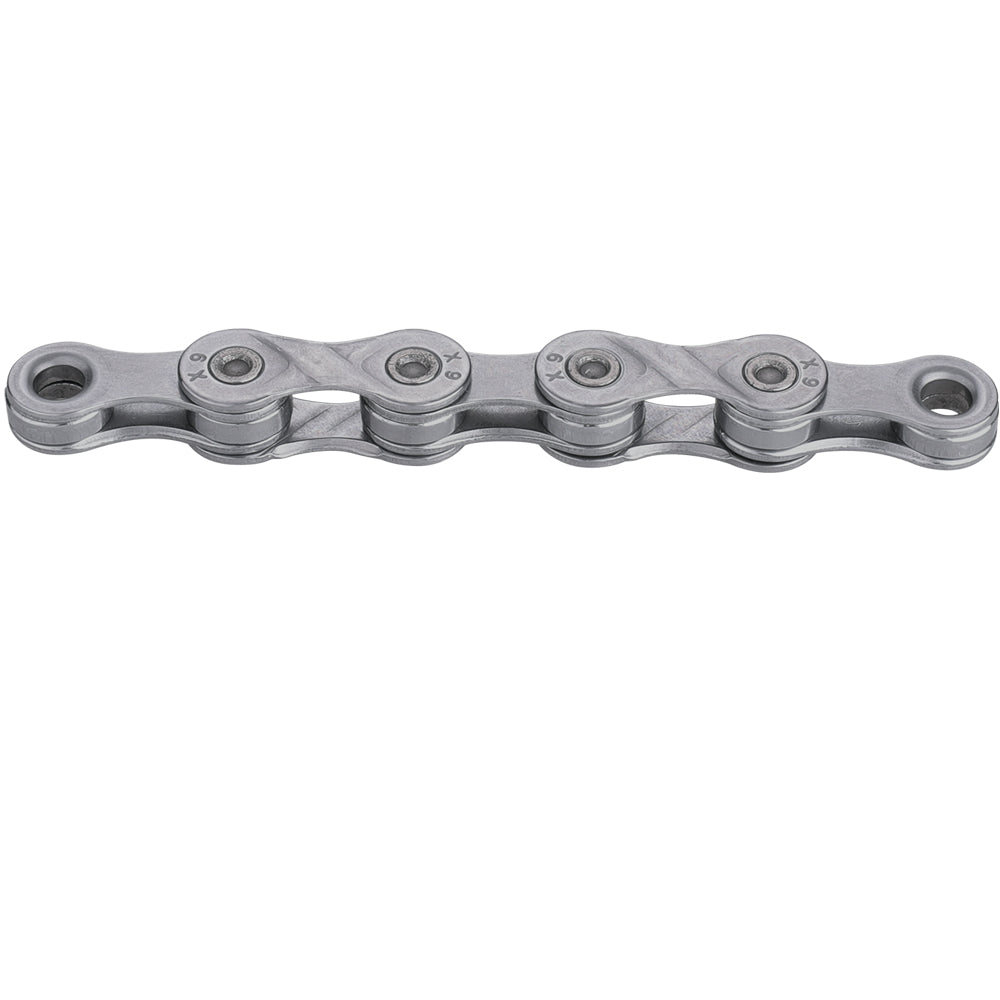 KMC X9 EPT 9-fach Fahrradkette dunkelsilber mit EPT Rostschutz, 114 Glieder