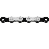 KMC X10 10-fach Fahrradkette silber-schwarz, 114 Glieder, mit MissingLink