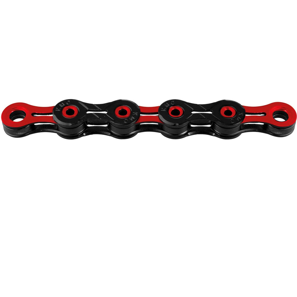 KMC DLC 10 10-fach Fahrradkette schwarz-rot mit DLC Beschichtung, 116 Glieder