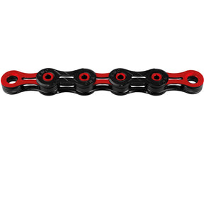 KMC DLC 10 10-fach Fahrradkette schwarz-rot mit DLC Beschichtung, 116 Glieder