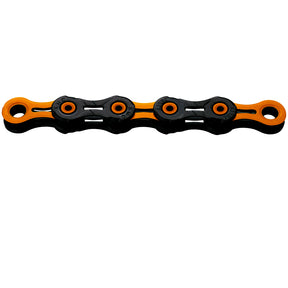 KMC DLC 11 WAXED 11-fach Fahrradkette schwarz-orange, gewachst