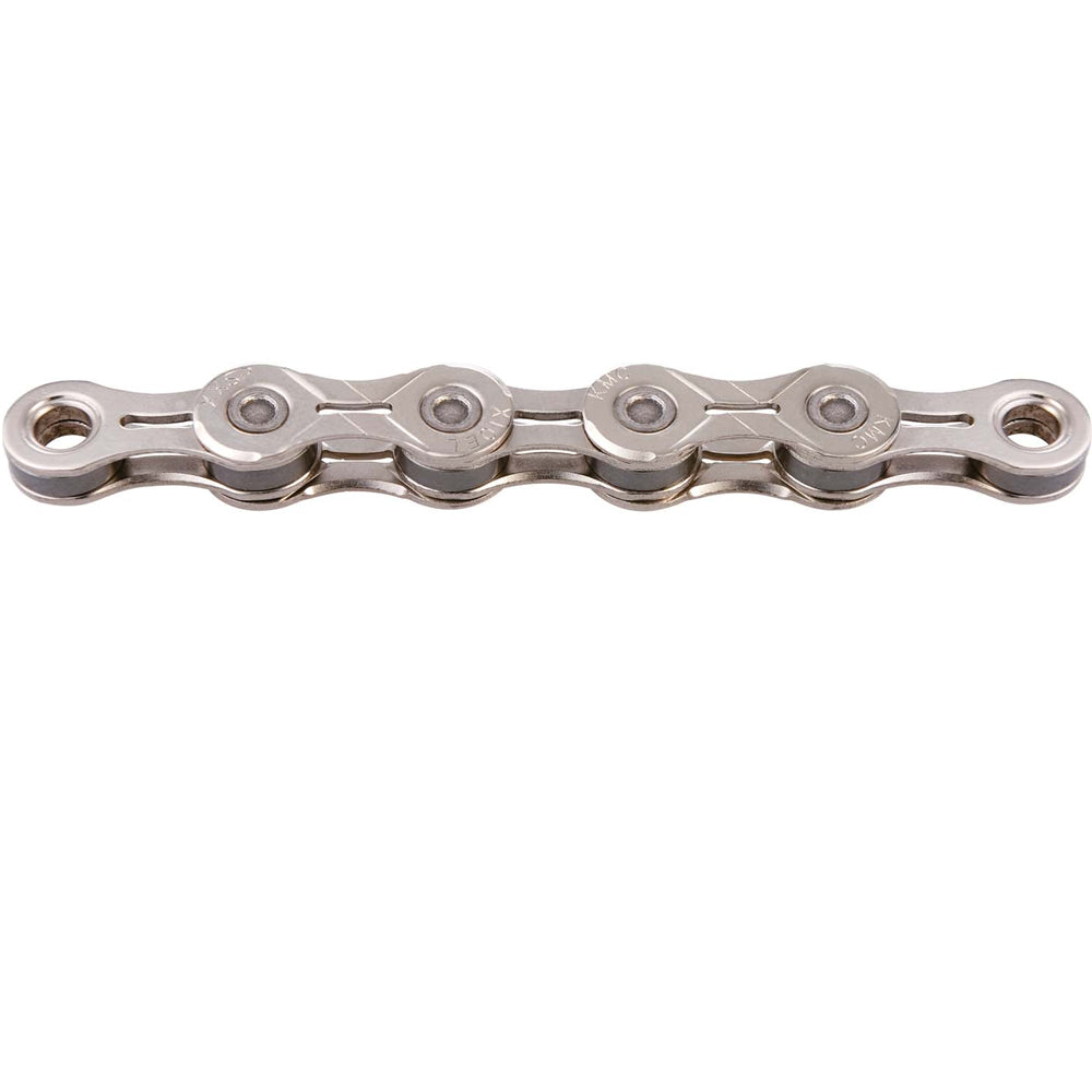 KMC X10EL 10-fach Fahrradkette silber mit ausgefrästen Laschen, 114 Glieder