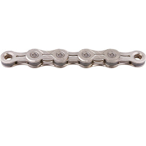 KMC X10EL 10-fach Fahrradkette silber mit ausgefrästen Laschen, 114 Glieder