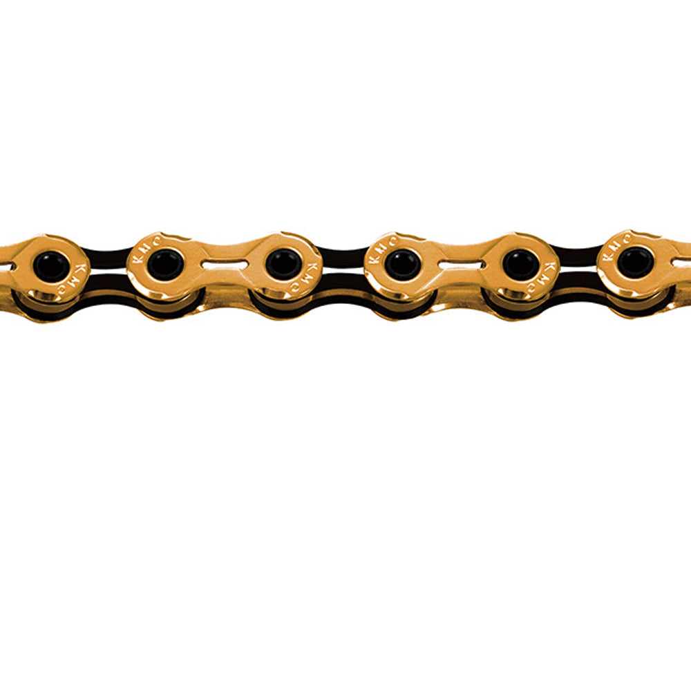 KMC X11SL 11-fach Fahrradkette gold-schwarz Ti-N, 118 Glieder