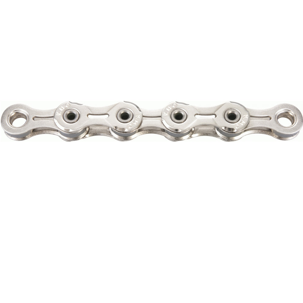 KMC X11SL 11-fach Fahrradkette silber vernickelt mit Hohlbolzen, 118 Glieder