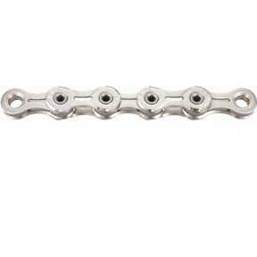 KMC X11SL 11-fach Fahrradkette silber vernickelt mit Hohlbolzen, 118 Glieder