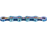 KMC X11 WAXED 11-fach Fahrradkette in Aurora Blue, gewachst, 118 Glieder
