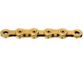 KMC X12L WAXED 12-fach Fahrradkette gold Ti-N, gewachst, 126 Glieder