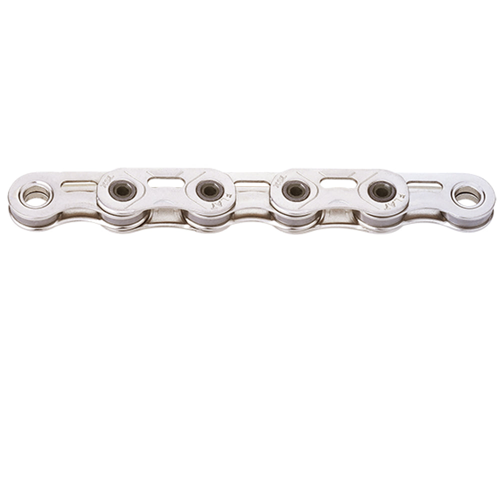 KMC X-Flat SL WAXED Flat-Top Fahrradkette silber, gewachst, 126 Glieder