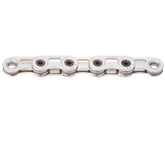 KMC X-Flat SL WAXED Flat-Top Fahrradkette silber, gewachst, 126 Glieder