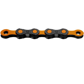 KMC DLC 12 WAXED 12-fach E-Bike Kette schwarz-orange mit DLC Beschichtung, gewachst